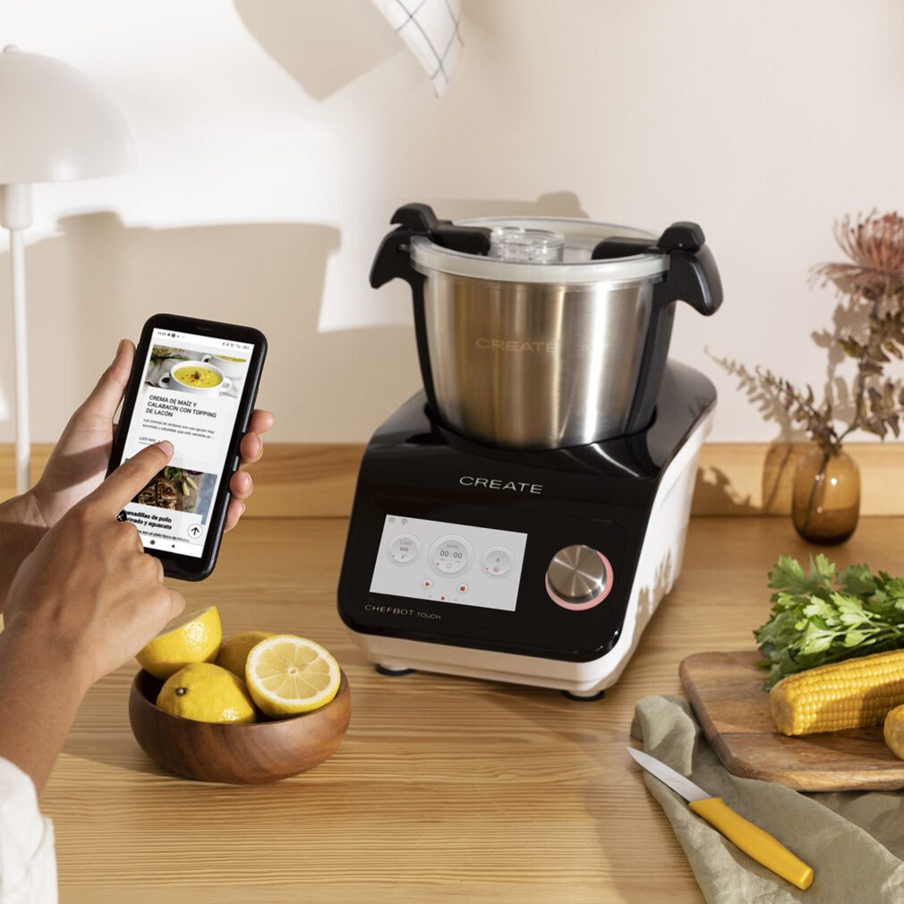 Chefbot Touch - Robot de cocina inteligente + Cesta Vaporera