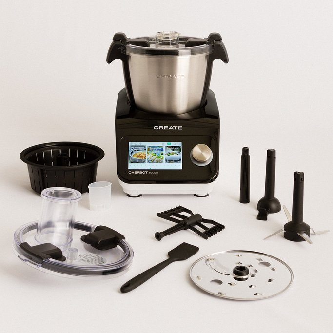 Chefbot Touch - Robot de cocina inteligente + Cesta Vaporera